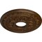 Ekena Millwork Baltimore Medallion (Canopies up to 5 1/2"), 15 3/8"OD x 4 1/4"ID x 1 1/2"P, Root Beer Crackle CM15BARBC - alternate 2
